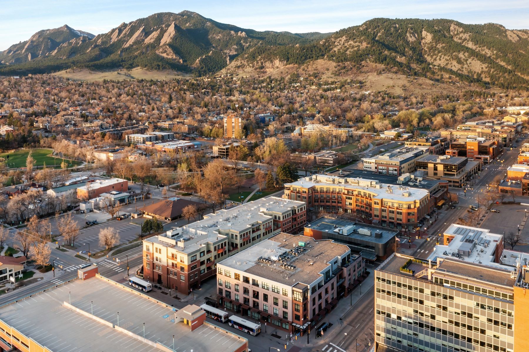 Aerial shot of APN Boulder.