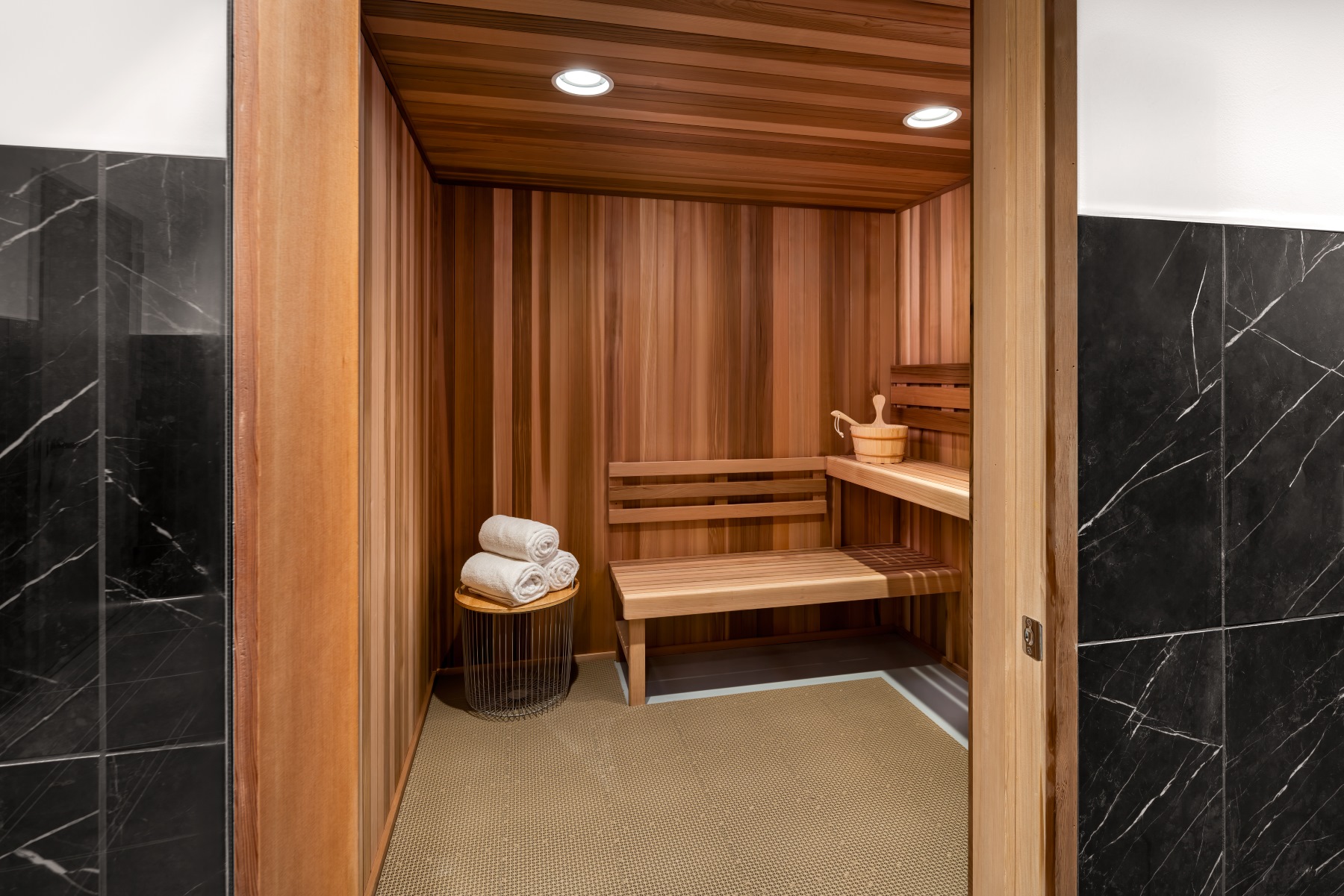 High End Wood Sauna in Dallas Fort Worth