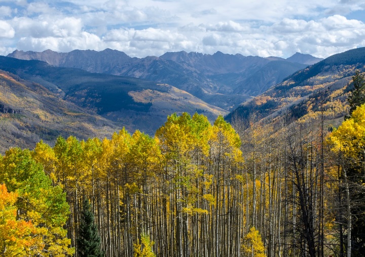 The Vail Valley in Colorado.