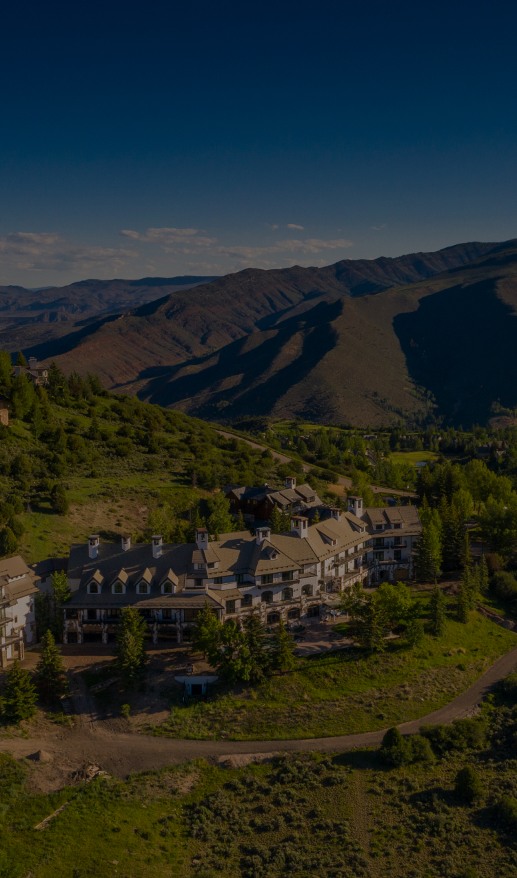 All Points North Lodge in the Colorado mountains during summer.