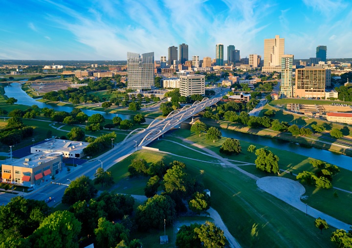 Downtown Dallas.