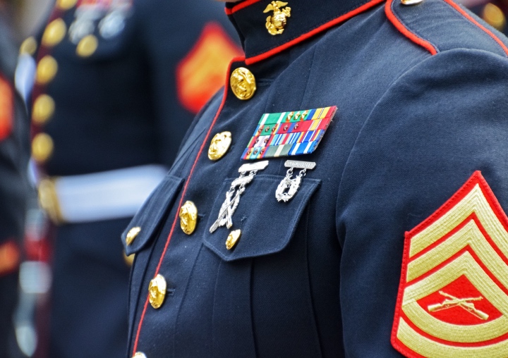 Military Coat Close Up
