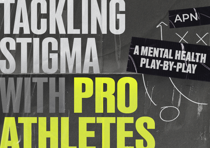 Tackling Stigma podcast cover photo.