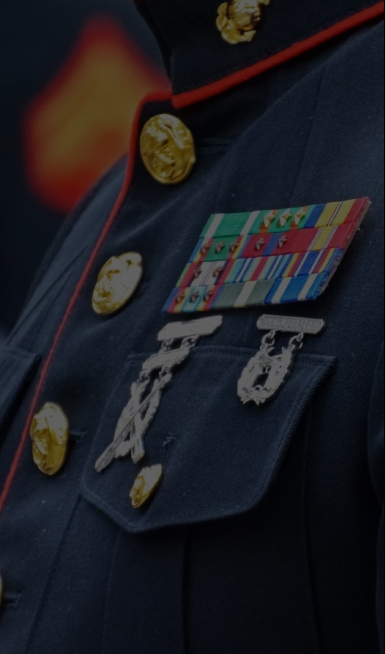 Veterans uniform buttons