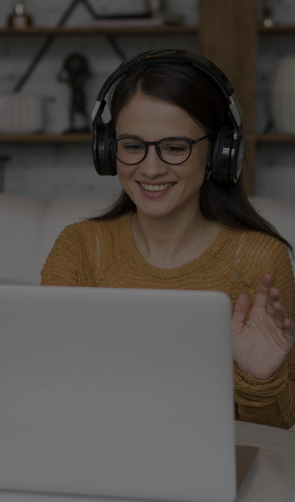 Woman on a Professional Zoom Call