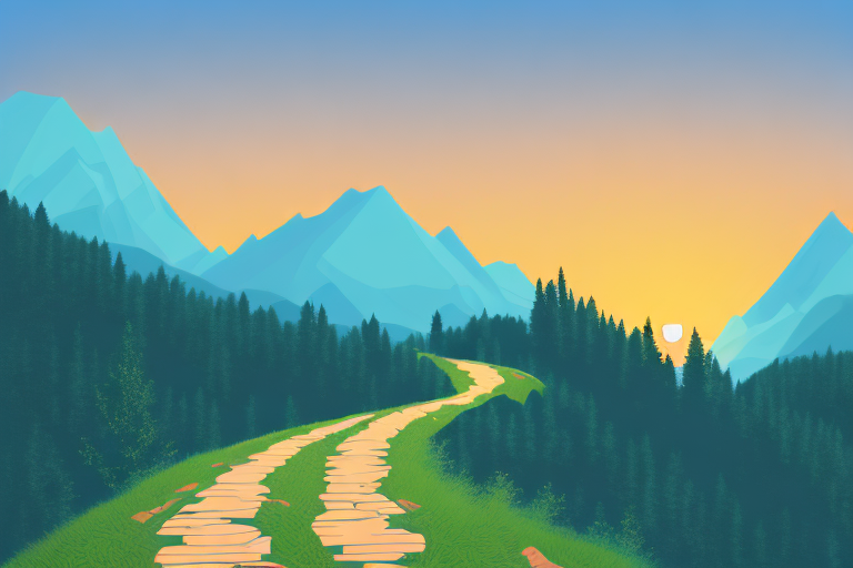 A path leading up a mountain
