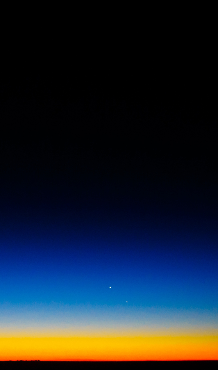 The first colors of dawn on a Malibu horizon.